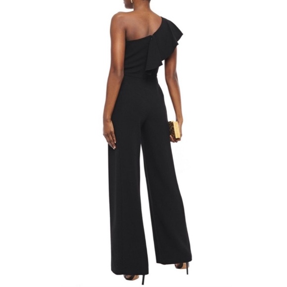 Black Halo Kallan Ruffle Jumpsuit NWT - Picture 2 of 16